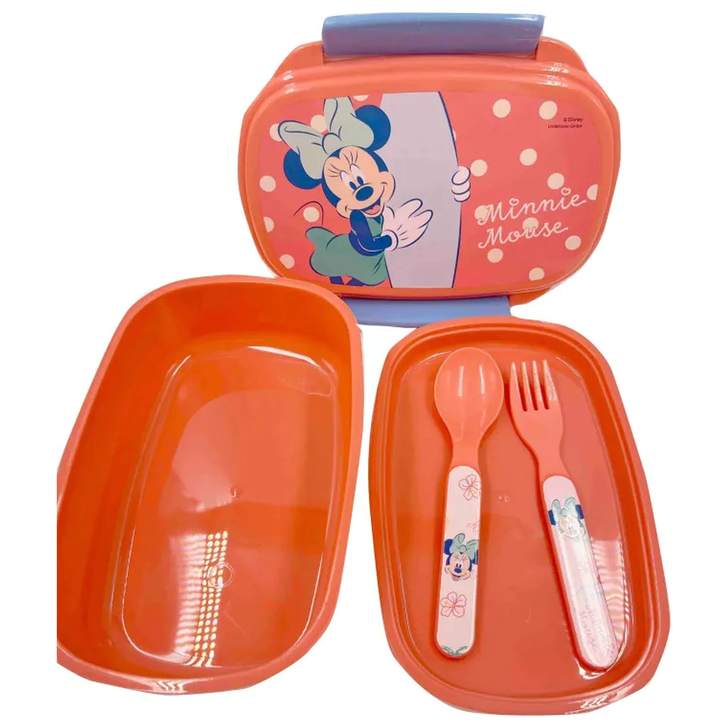 Disney Minnie Summer Sandwich Box + Sada príborov produktová fotografia