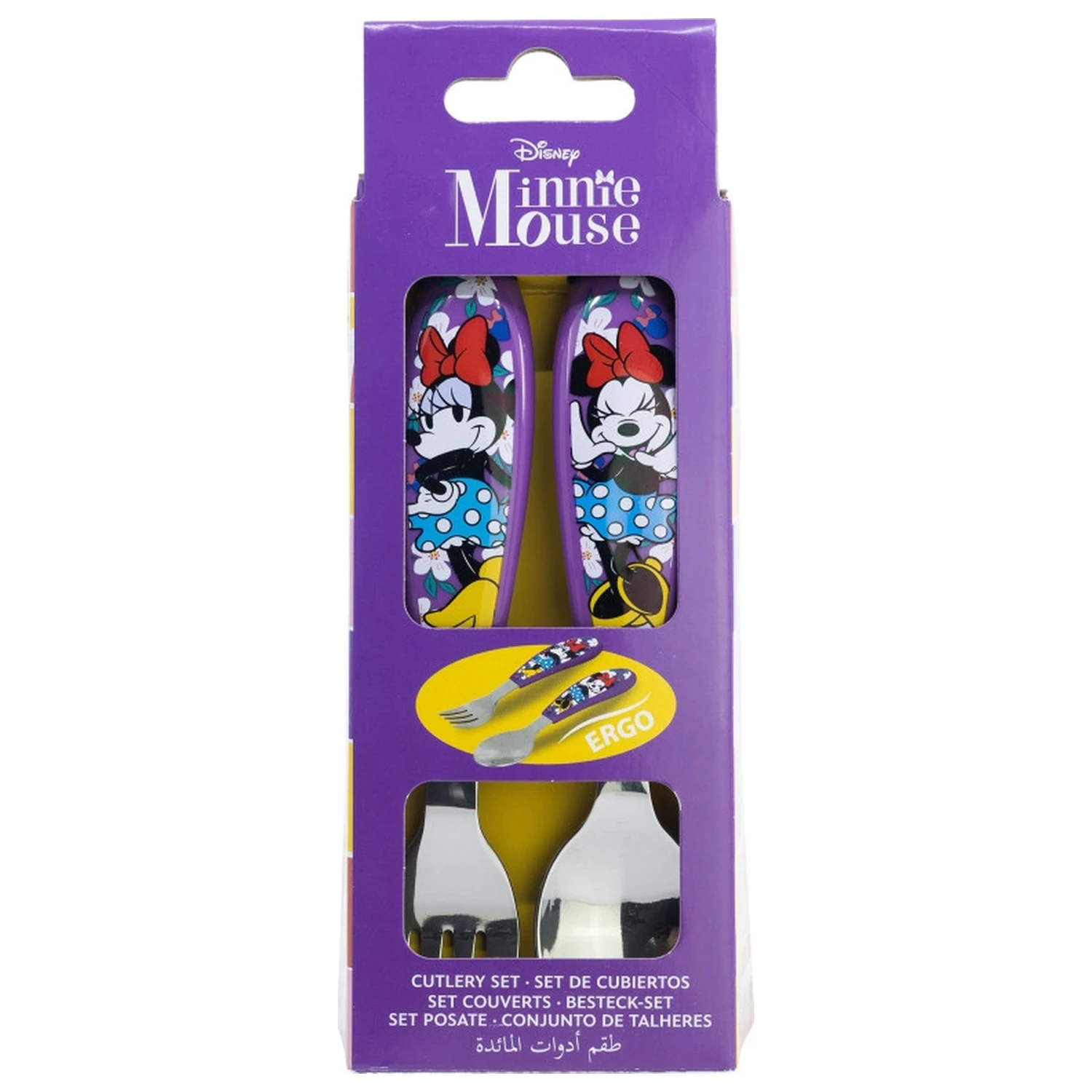 Disney Minnie Sunshine kovový ergonomický príbor set – 2 kusy produktová fotografia