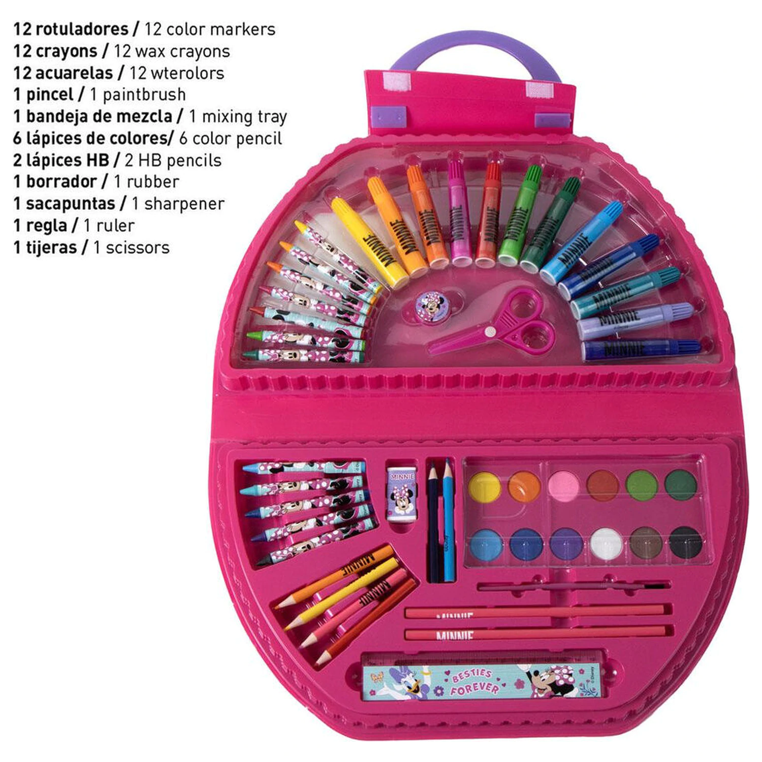 Disney Minnie stationery Súprava na vyfarbovanie produktová fotografia