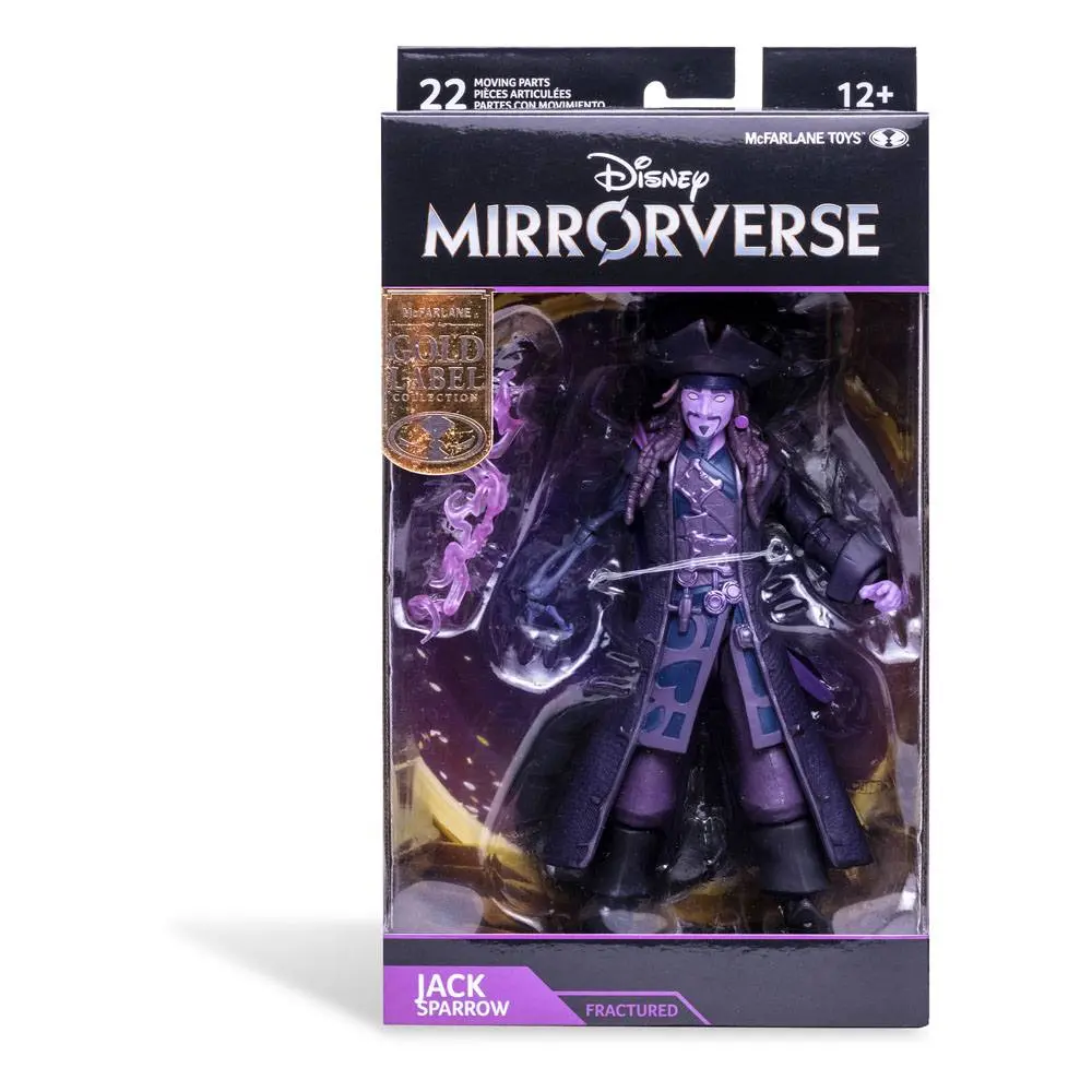 Akčná figúrka Disney Mirrorverse Jack Sparrow Fractured Gold Label Series 18 cm produktová fotografia