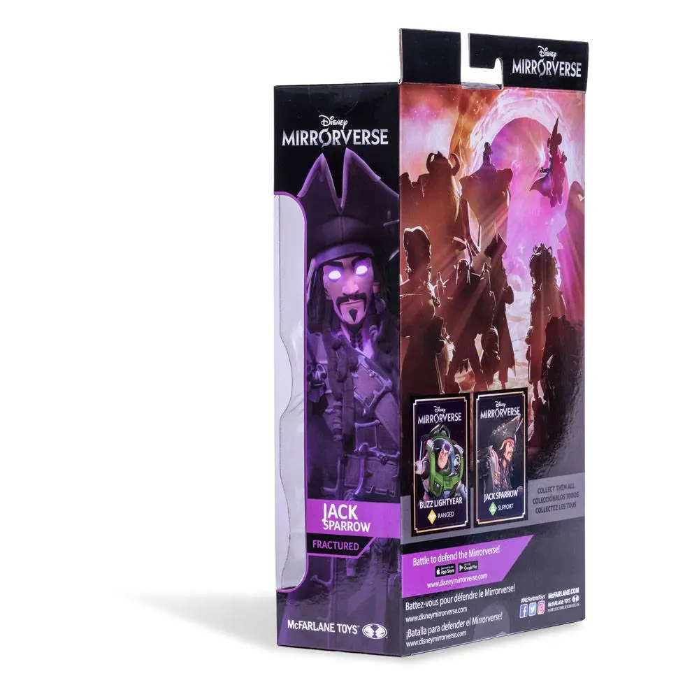 Akčná figúrka Disney Mirrorverse Jack Sparrow Fractured Gold Label Series 18 cm produktová fotografia