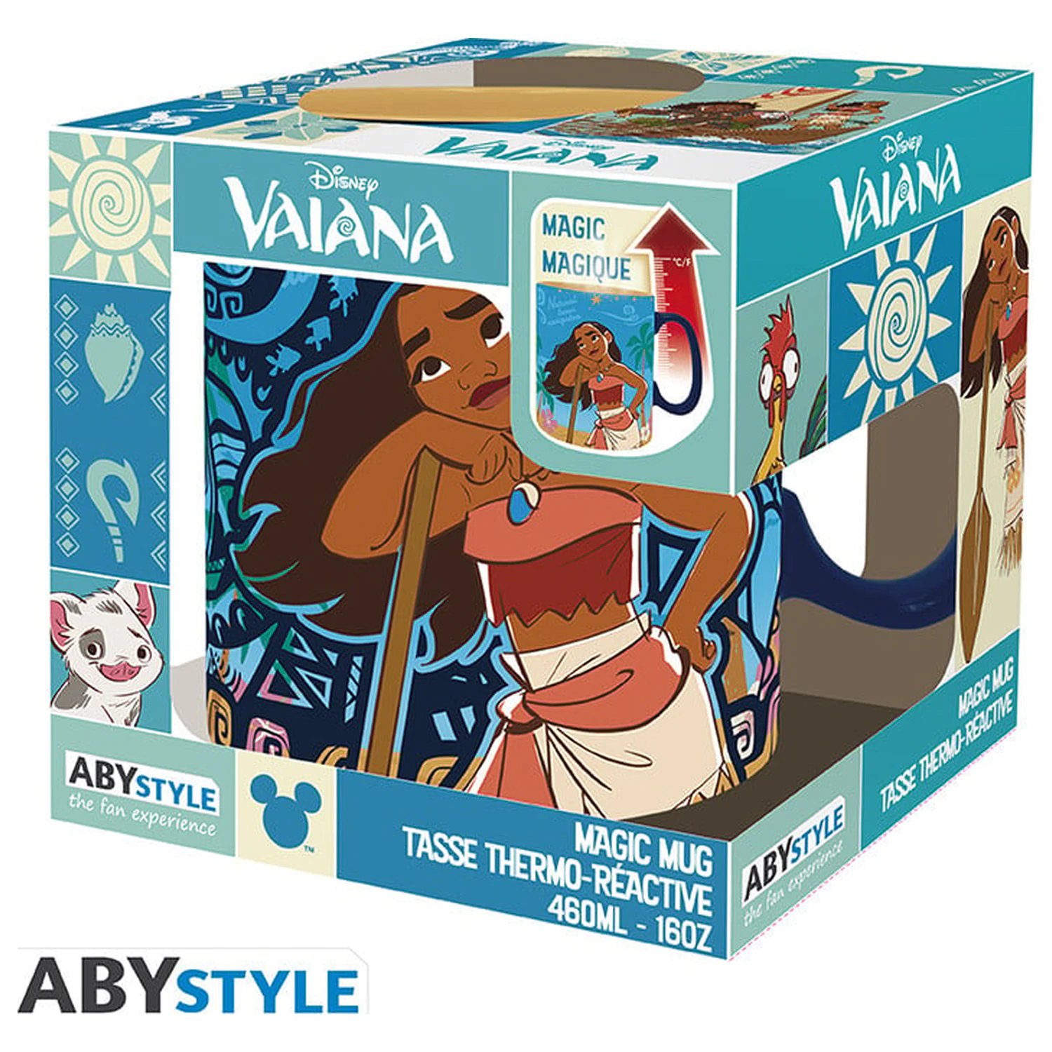 Disney Moana & Friends hrnček meniaci farbu teplom 460ml produktová fotografia