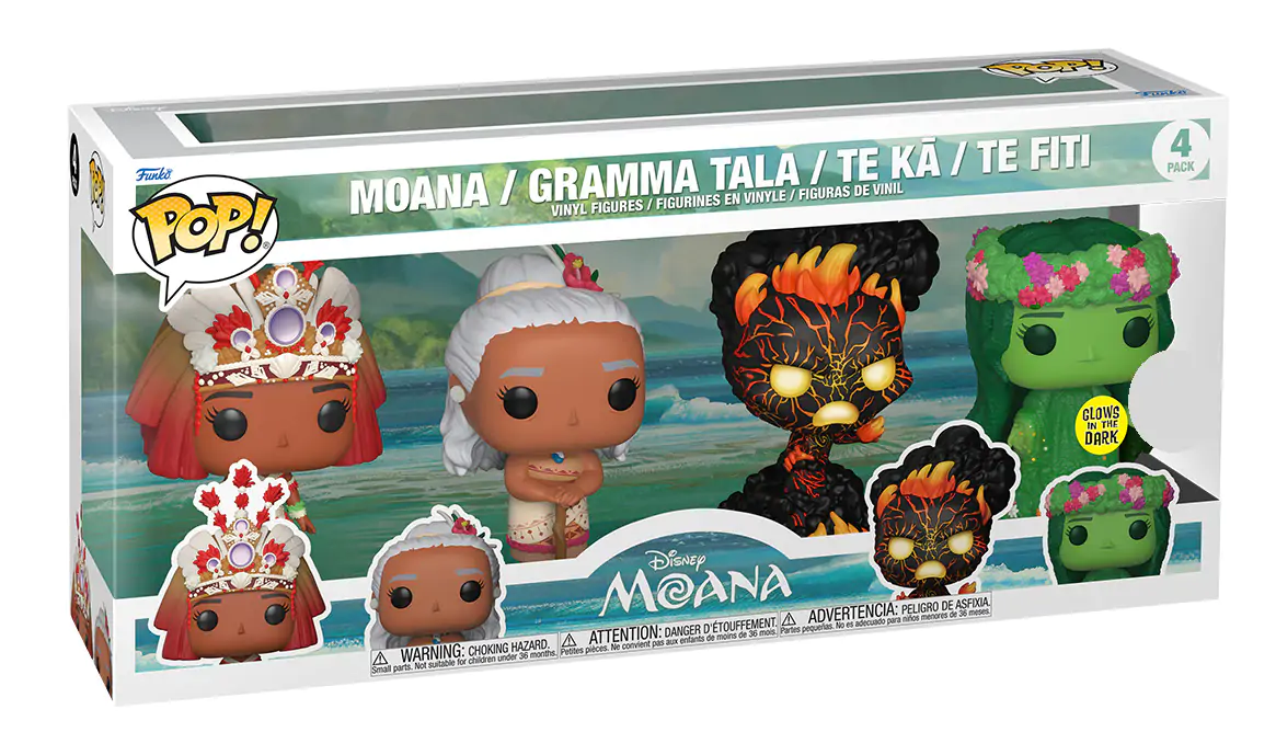 Disney POP! Movies Vinyl Figúrka 4-Pack Moana (GW) 9 cm produktová fotografia