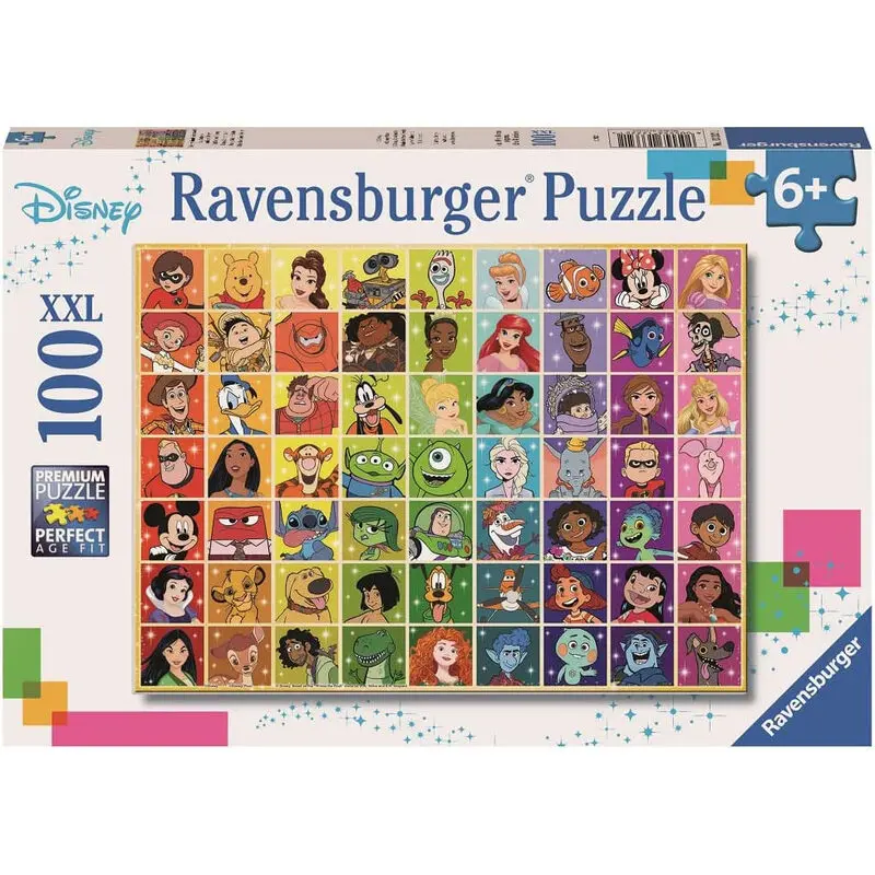 Disney Multicharacter puzzle 100 kusov produktová fotografia