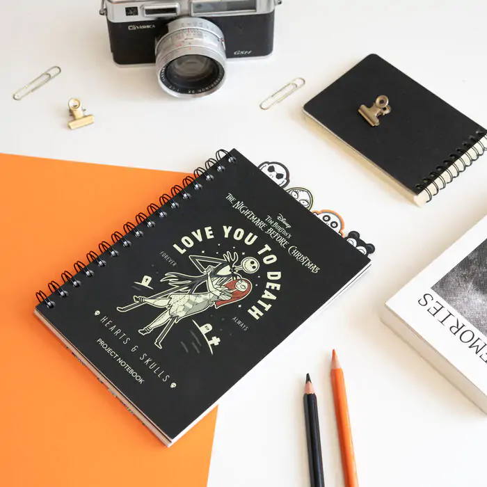 Disney Nightmare Before Christmas A5 zápisník produktová fotografia