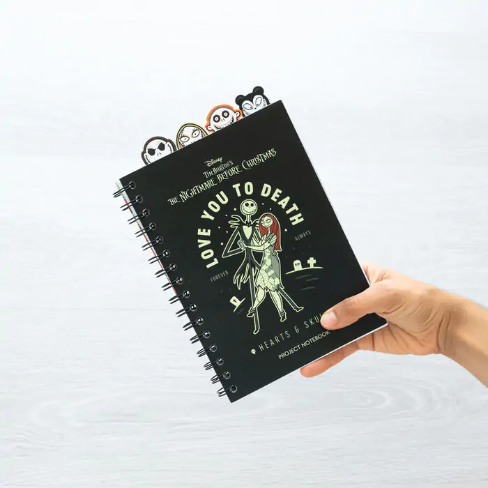 Disney Nightmare Before Christmas A5 zápisník produktová fotografia