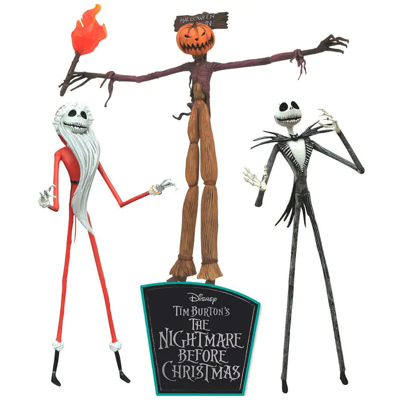 Nightmare before Christmas Akčné figúrky 3-Pack The Jobs of Jack Skellington 18 cm produktová fotografia