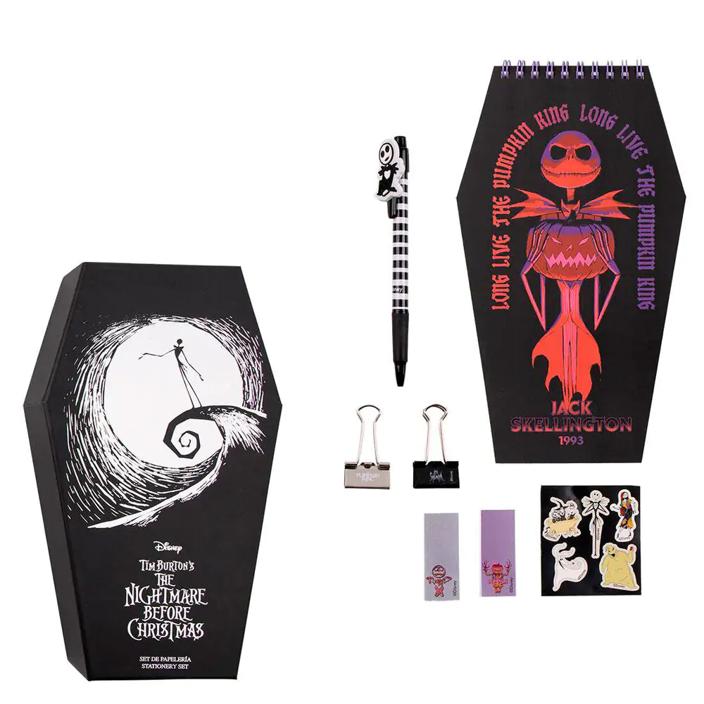 Nightmare Before Christmas Stationery - Súprava 7 kusov produktová fotografia