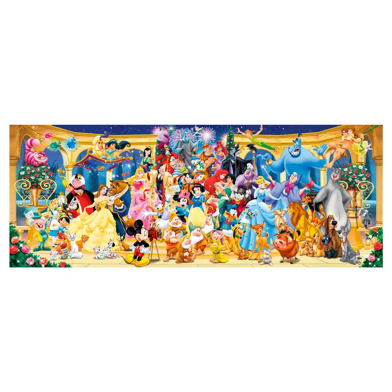 Disney Panorama Jigsaw Puzzle Group Photo (1000 ks) termékfotó