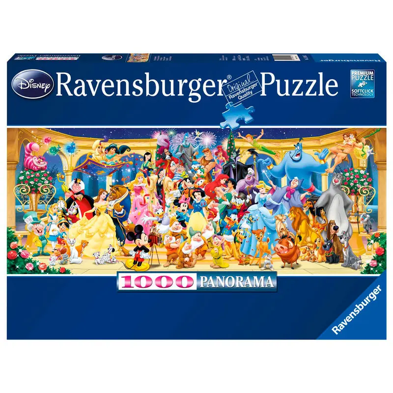 Disney Panorama Jigsaw Puzzle Group Photo (1000 ks) termékfotó