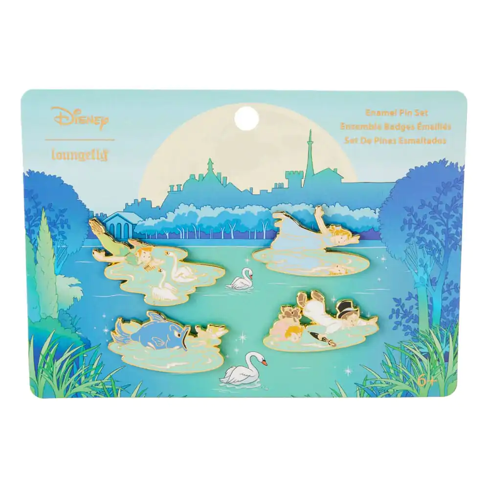 Disney by Loungefly smaltované odznaky 4-Set Peter Pan You can fly 3 cm produktová fotografia