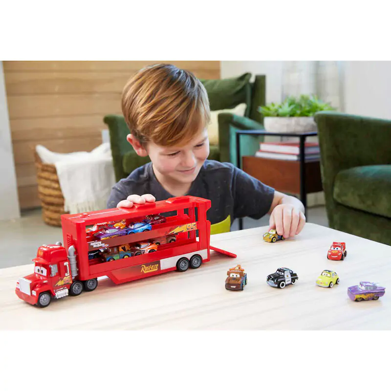 Disney Pixar Cars Mack Mini Racers prepravník produktová fotografia