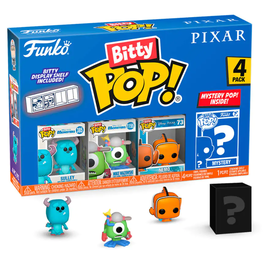 Disney Pixar Bitty Funko POP! Vinyl Figurka 4-csomag Monsters Inc termékfotó