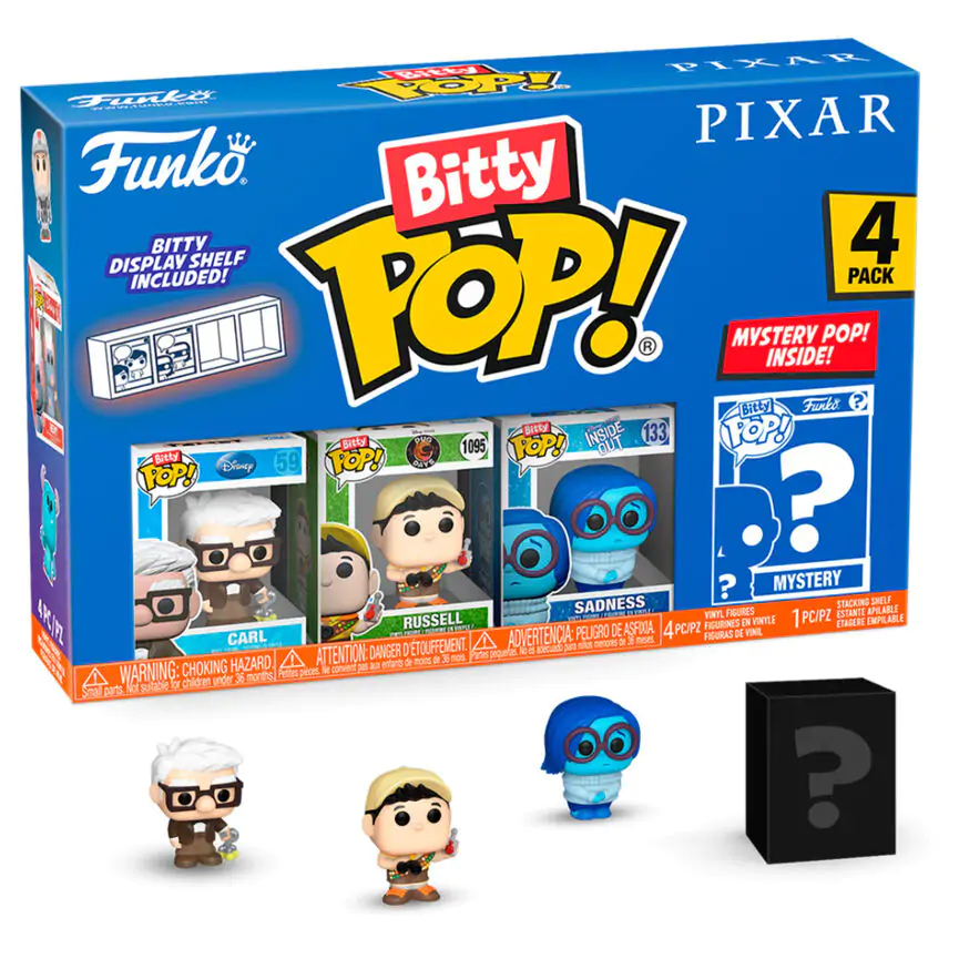 Disney Pixar Bitty Funko POP! Vinilová figúrka 4-balenie UP termékfotó