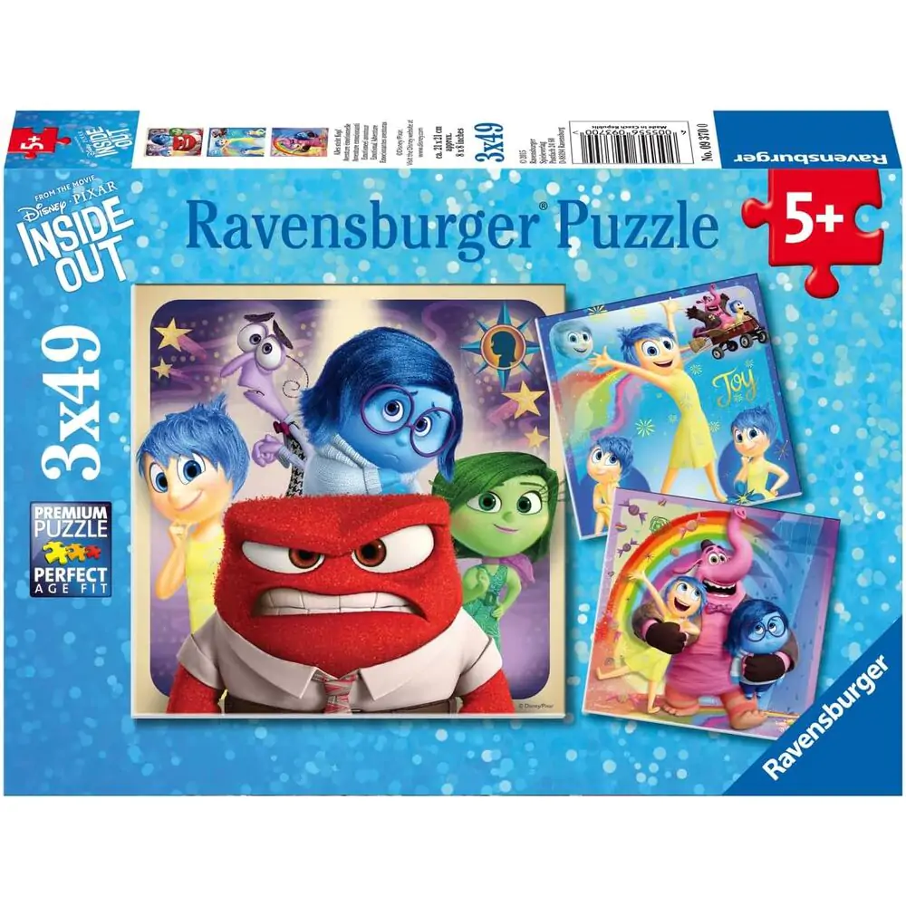 Disney Pixar Inside Out puzzle 3 x 49 dielikov produktová fotografia
