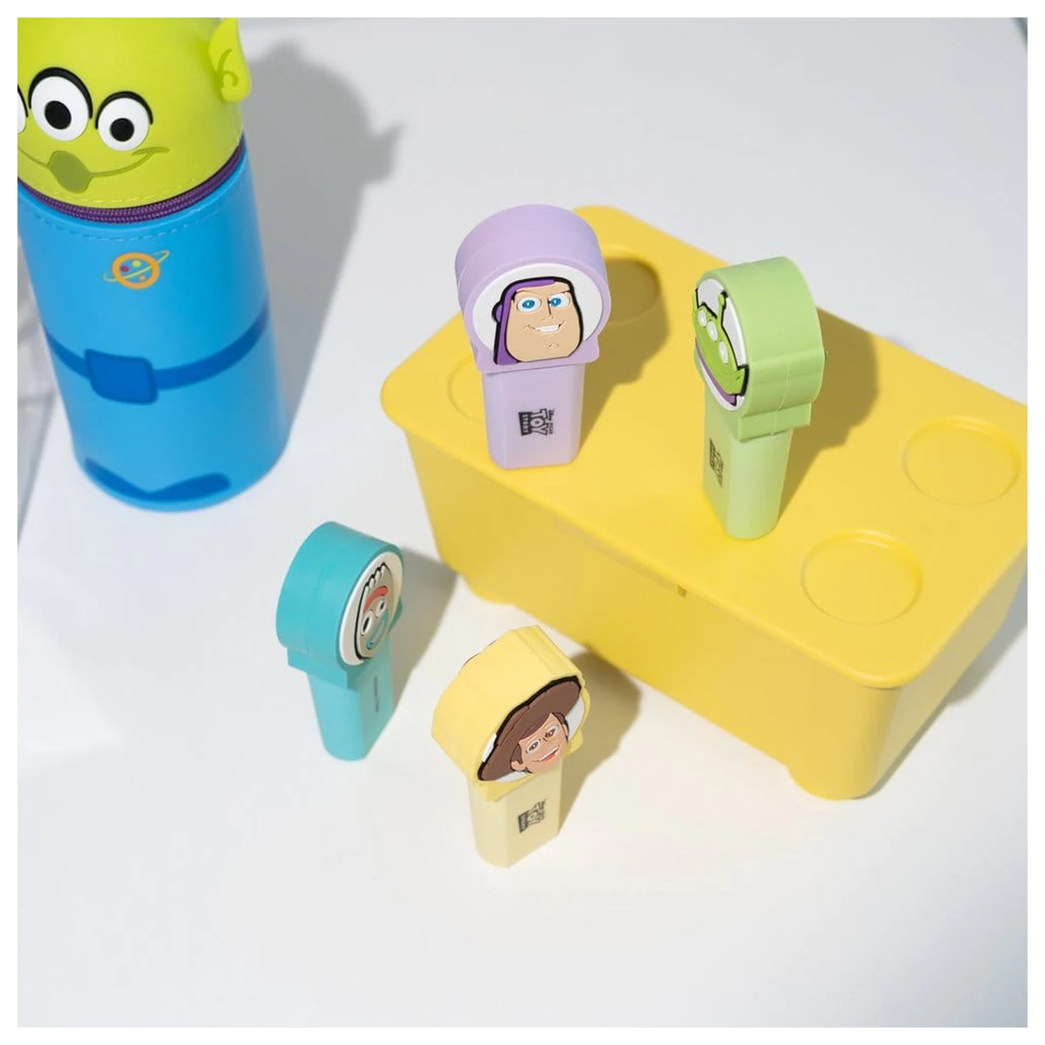 Disney Pixar Toy Story sada 4 zvýrazňovačov s topperom produktová fotografia