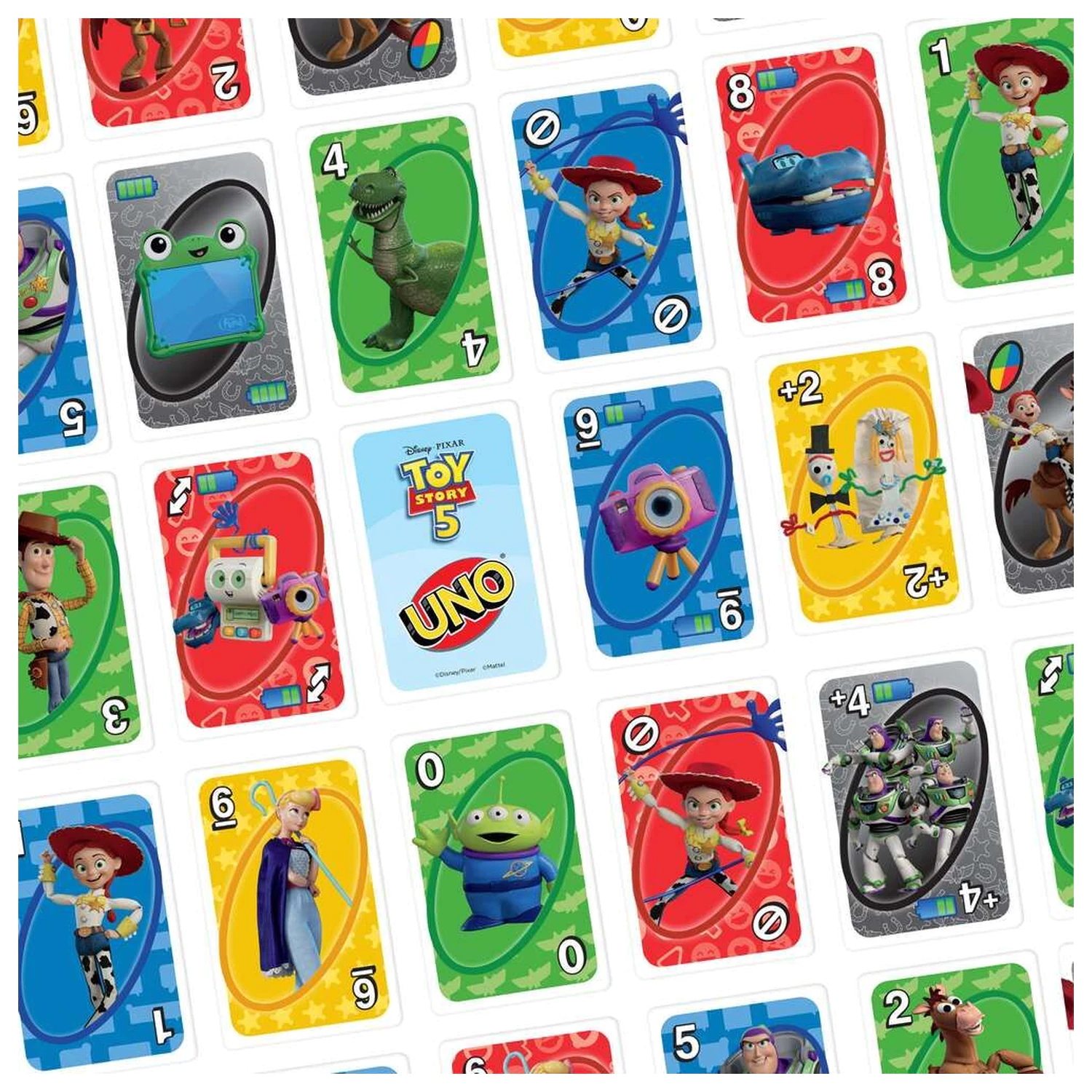 Disney Pixar Toy Story 5 UNO kartová hra produktová fotografia