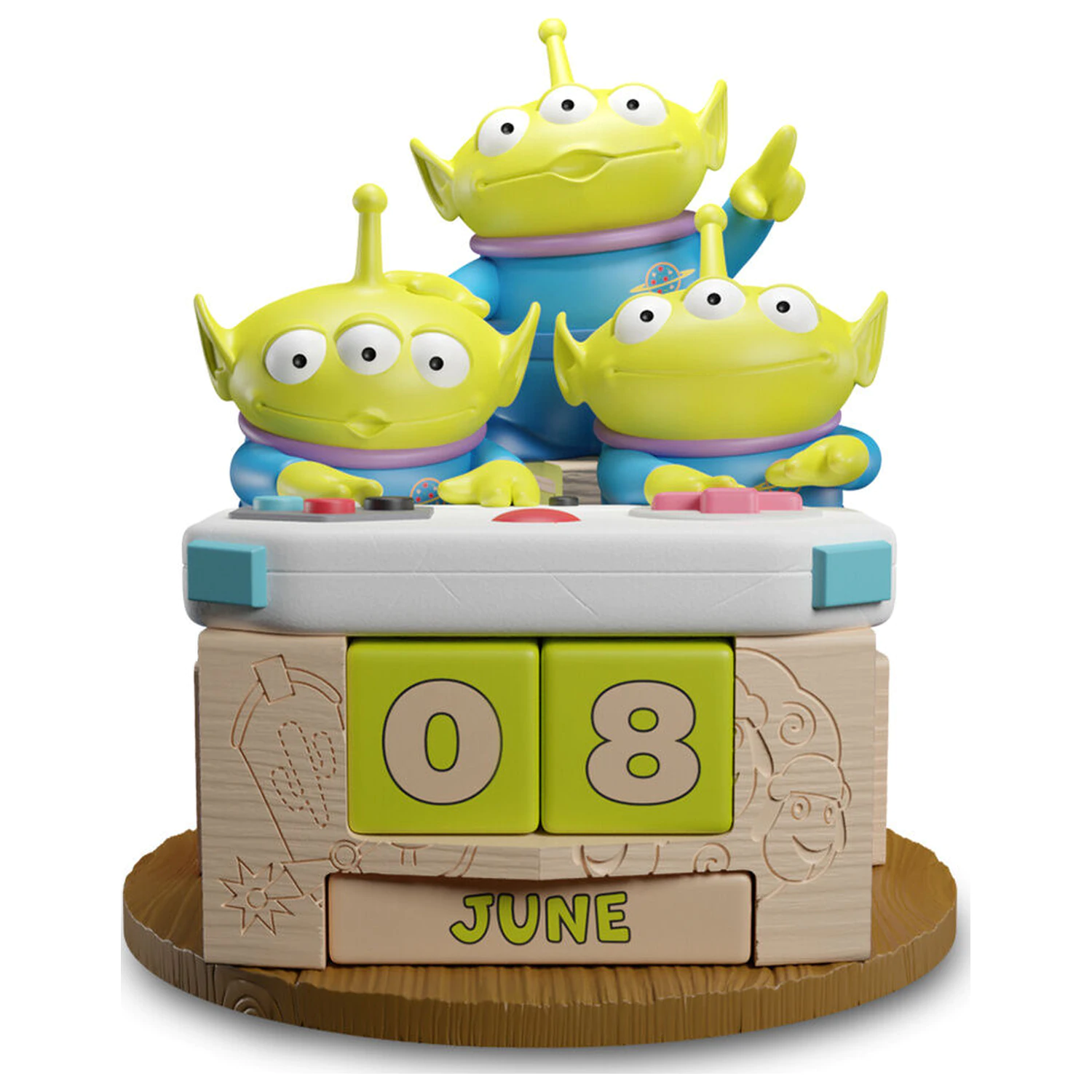 Disney Pixar Toy Story Alien 3D večný kalendár produktová fotografia