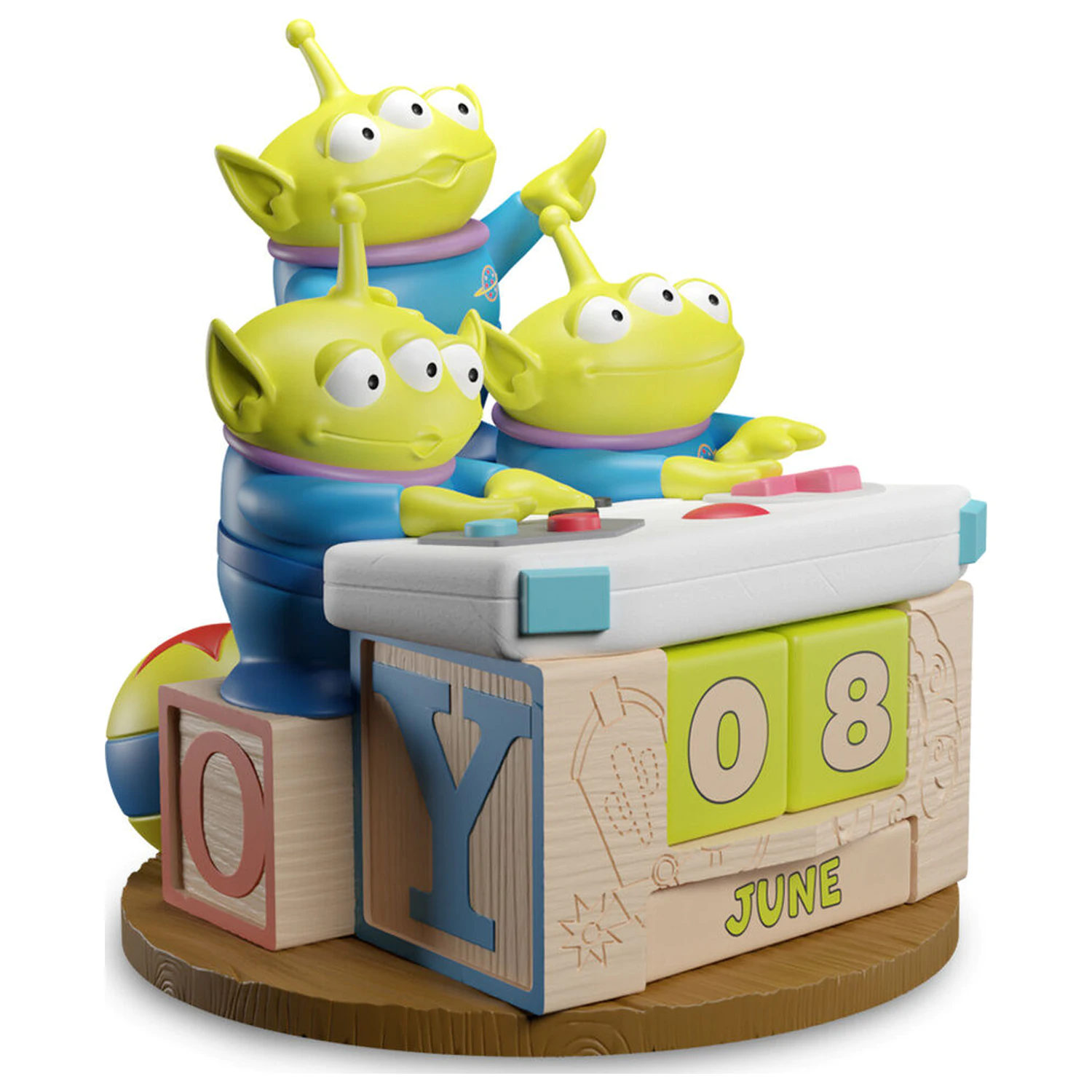 Disney Pixar Toy Story Alien 3D večný kalendár produktová fotografia