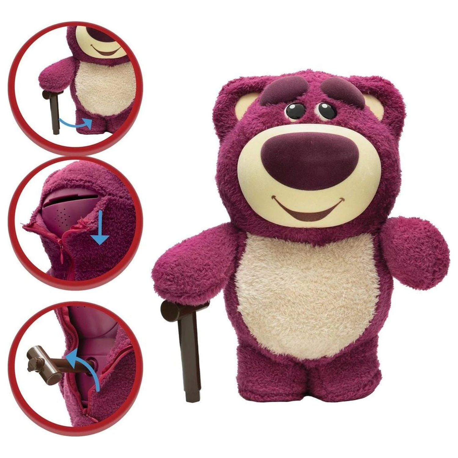 Disney Pixar Toy Story Lotso elektronická pokladnička produktová fotografia