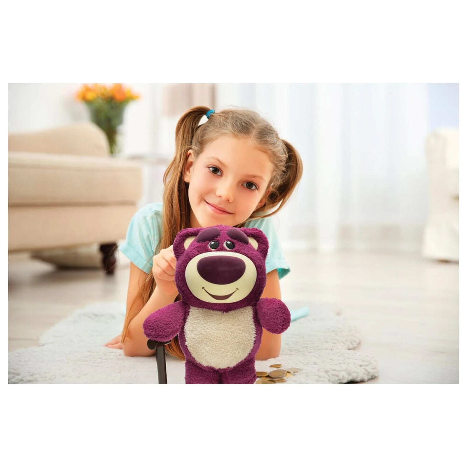 Disney Pixar Toy Story Lotso elektronická pokladnička produktová fotografia