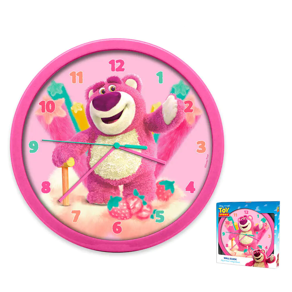Disney Pixar Toy Story Lotso nástenné hodiny produktová fotografia
