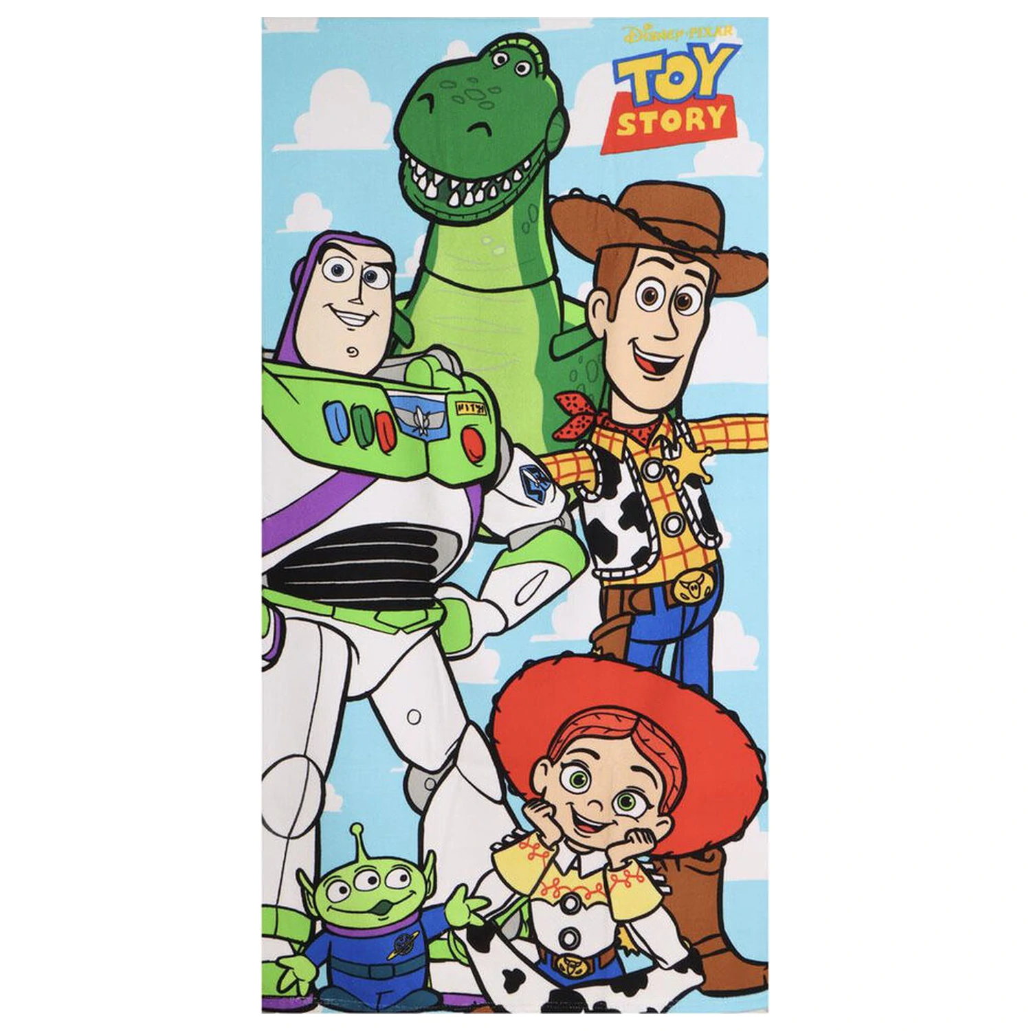 Disney Pixar Toy Story mikrovláknová plážová osuška produktová fotografia
