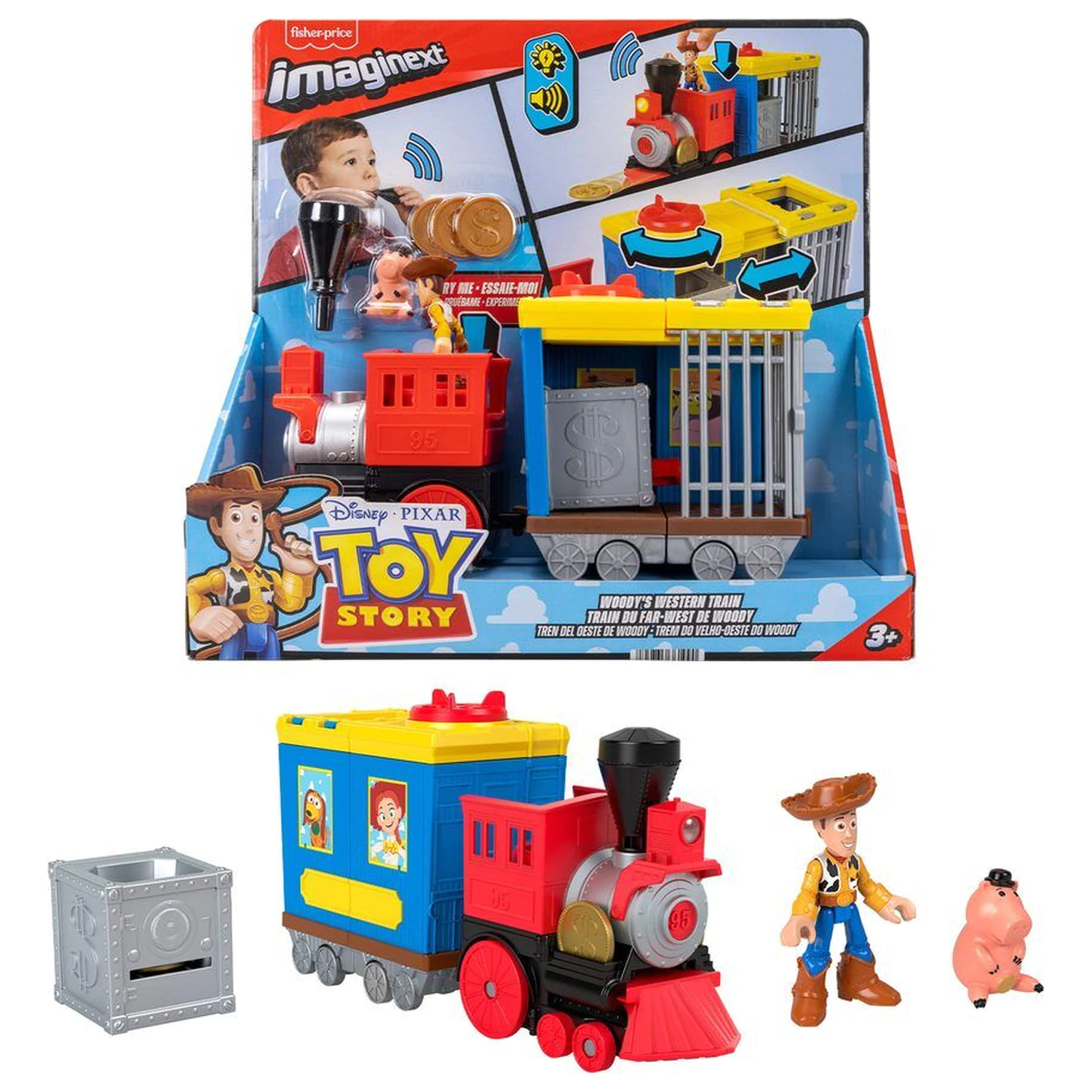 Disney Pixar Toy Story Divokozápadný Vlak s Woodym produktová fotografia