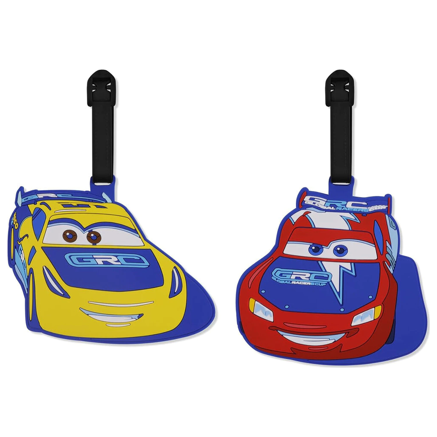 Disney Pixar Cars súprava 2 štítkov na batožinu produktová fotografia