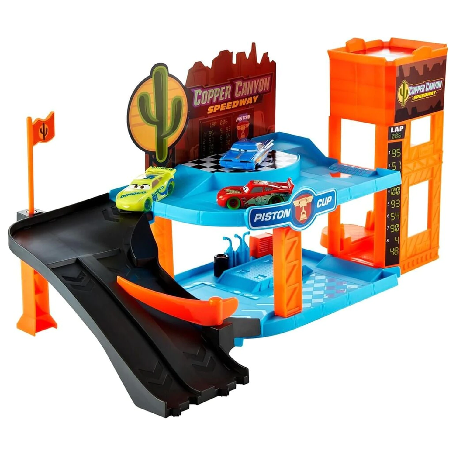 Disney Pixar Cars Copper Canyon Glow dielenská hracia súprava produktová fotografia