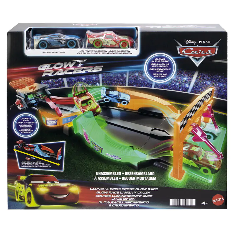 Disney Pixar Cars Launch & Criss-Cross Glow Race - preteky produktová fotografia