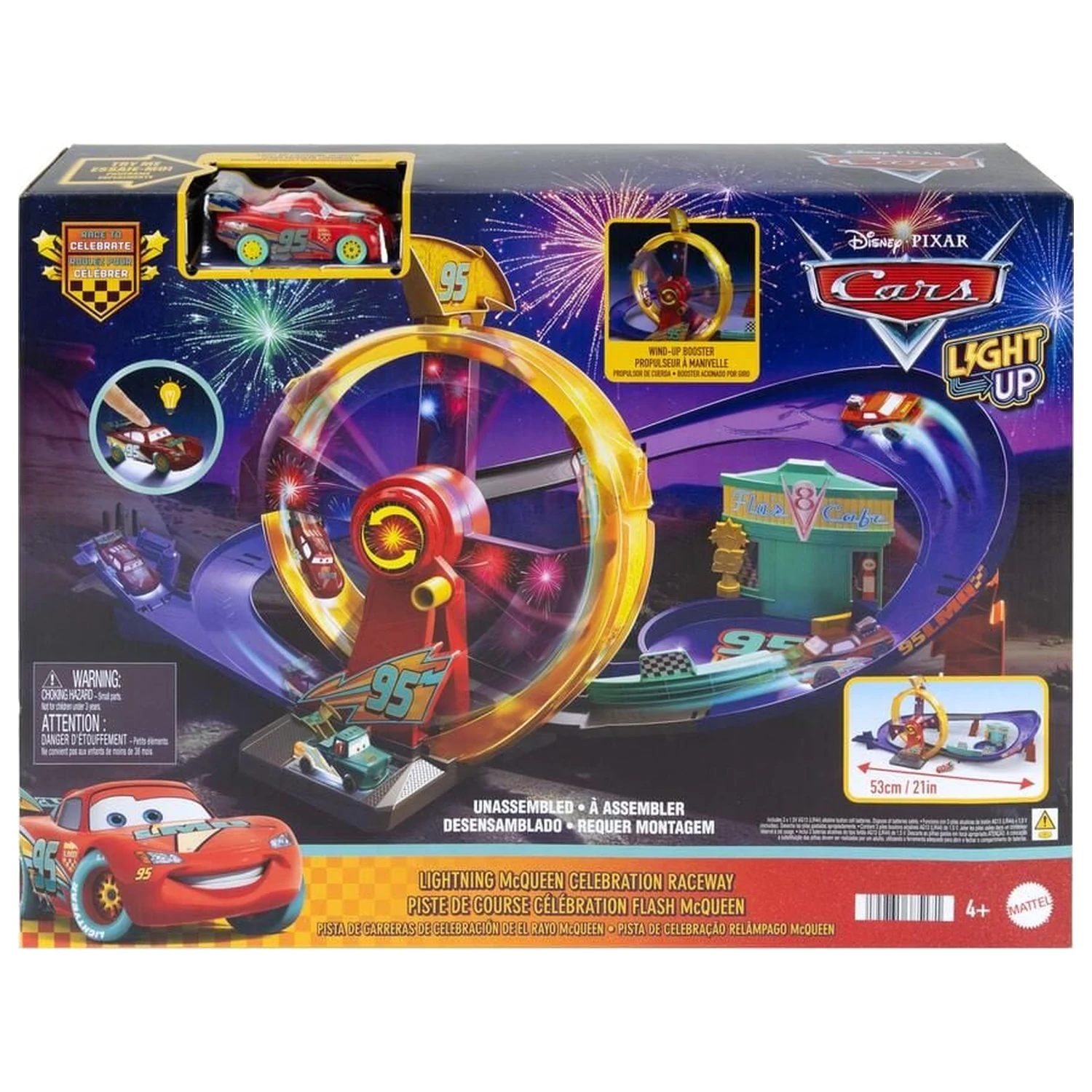 Disney Pixar Cars Lightning McQueen súprava dráh produktová fotografia