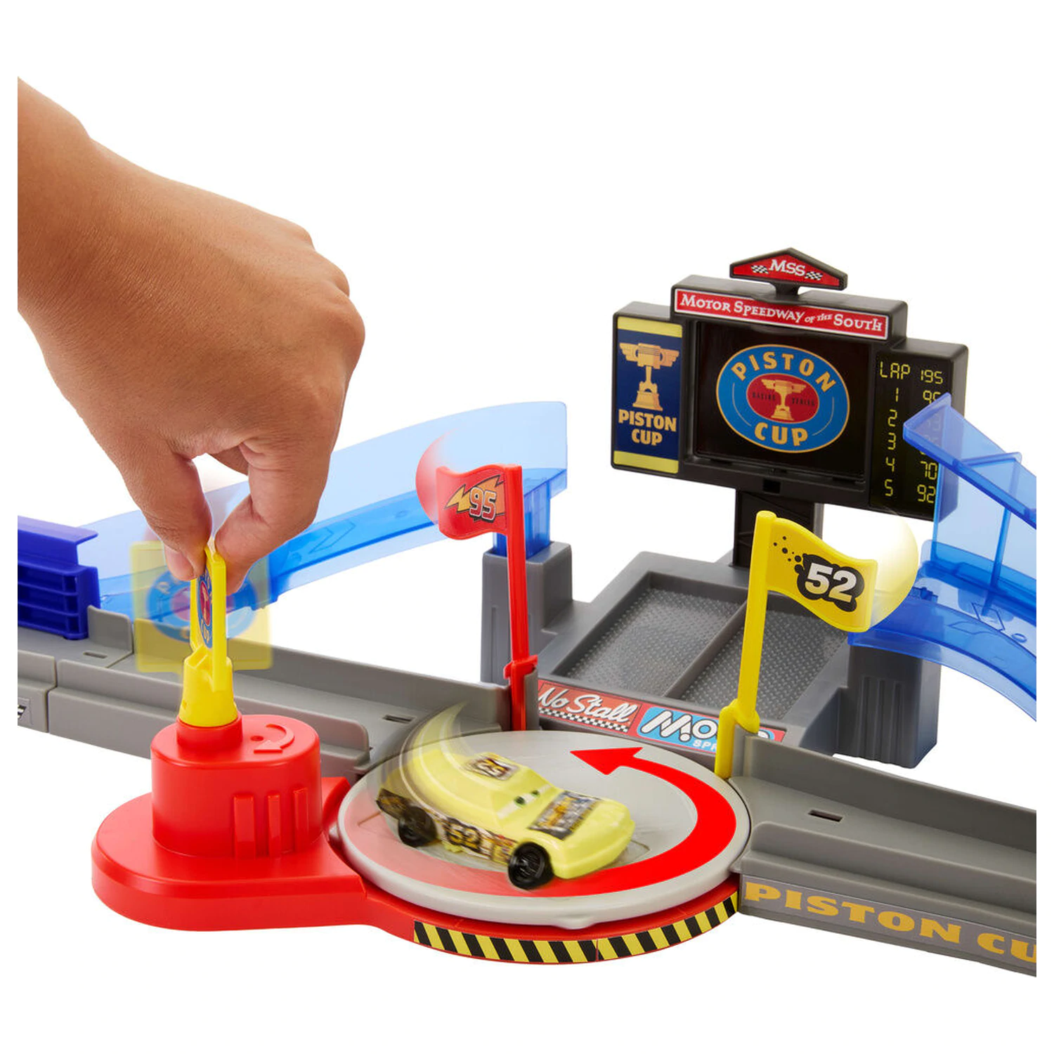 Disney Pixar Cars Piston Cup Stunting Speedway hracia súprava produktová fotografia