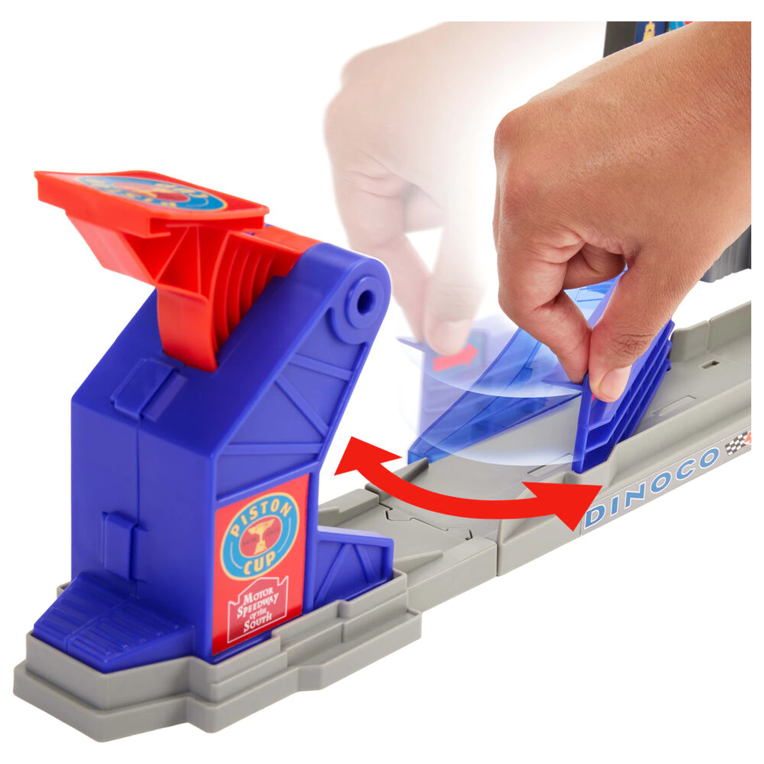 Disney Pixar Cars Piston Cup Stunting Speedway hracia súprava produktová fotografia