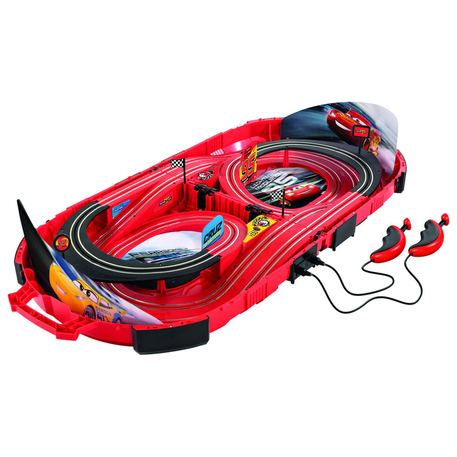 Disney Pixar Cars Závodný okruh Race in a Case produktová fotografia
