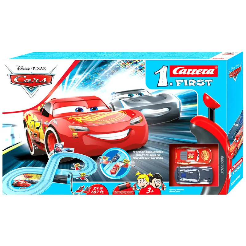 Disney Pixar Cars Rayo & Storm Racing okruh produktová fotografia