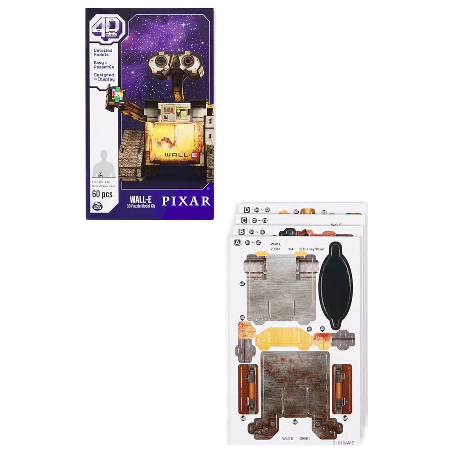 Disney Pixar Wall-E 3D puzzle (60 ks) produktová fotografia