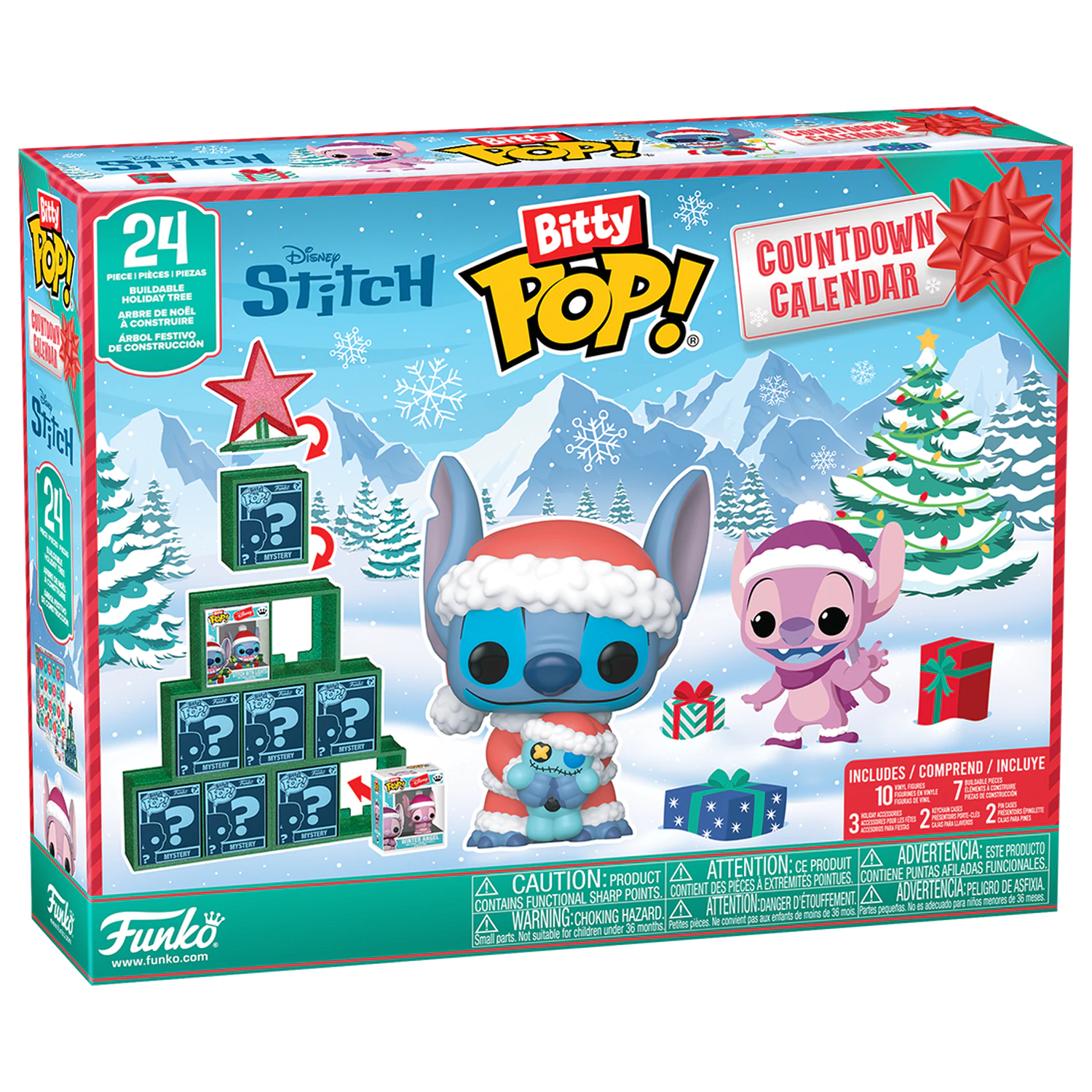 Disney Funko Bitty POP! Adventný kalendár Stitch Holiday produktová fotografia