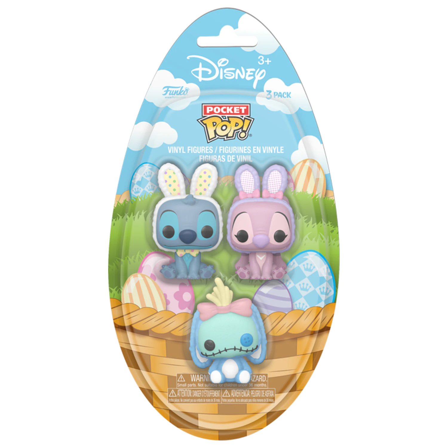 DISNEY Pocket Funko POP! Lilo & Stitch (3 ks) produktová fotografia