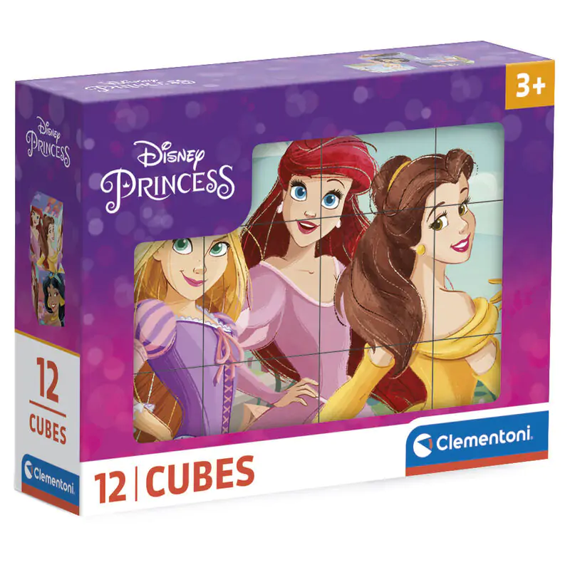 Disney Princesss kocka puzzle 12ks produktová fotografia