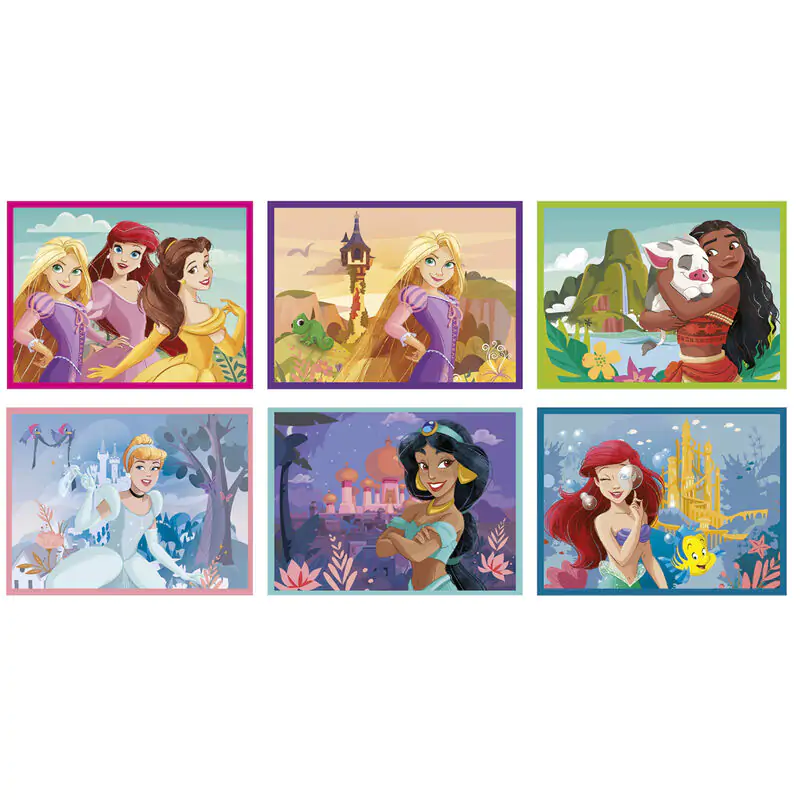 Disney Princesss kocka puzzle 12ks produktová fotografia