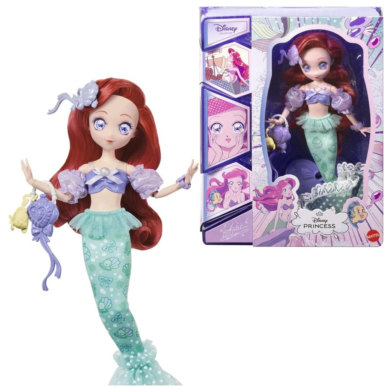 Disney Princess Bábika Manga Ariel 22 cm produktová fotografia