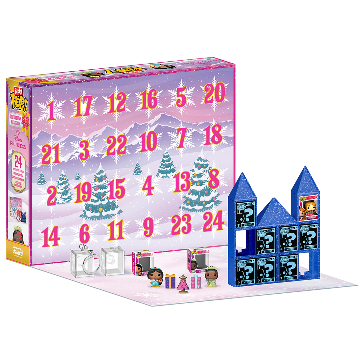 Disney Princess Funko Bitty POP! Adventný kalendár produktová fotografia