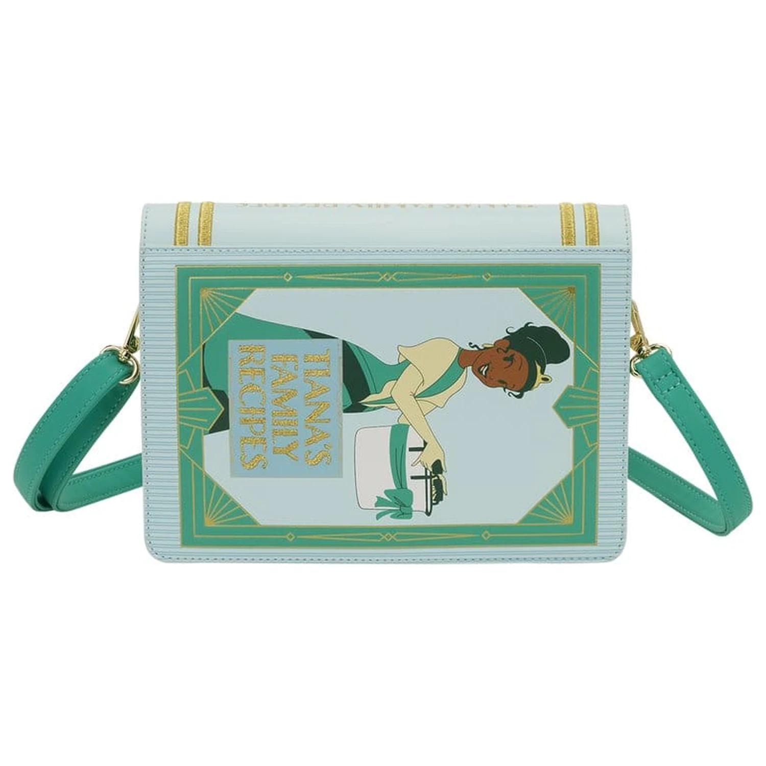 Disney by Loungefly Crossbody kabelka Princess Tiana Recipe Book produktová fotografia