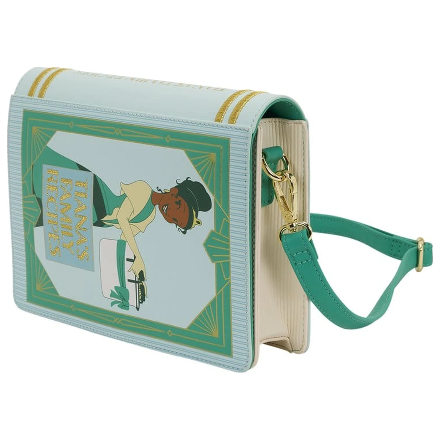 Disney by Loungefly Crossbody kabelka Princess Tiana Recipe Book produktová fotografia
