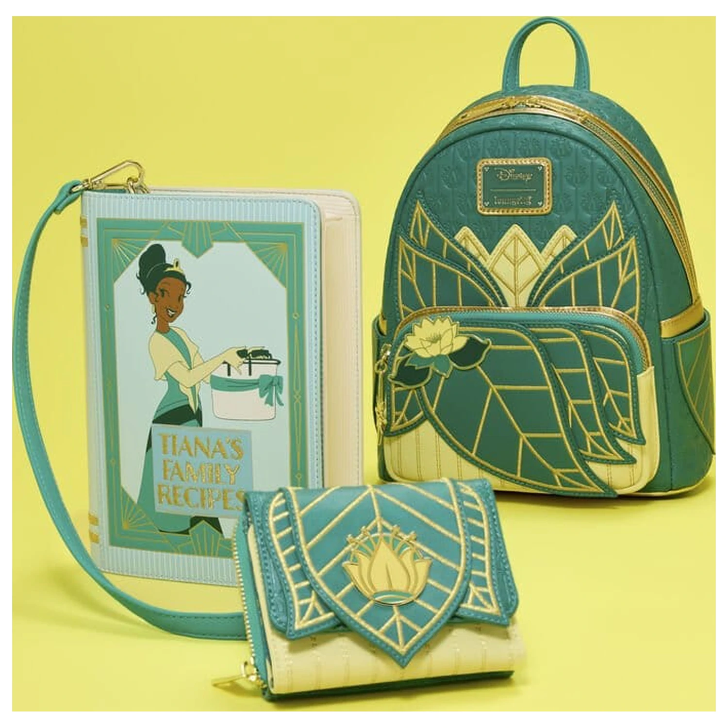 Disney by Loungefly Crossbody kabelka Princess Tiana Recipe Book produktová fotografia