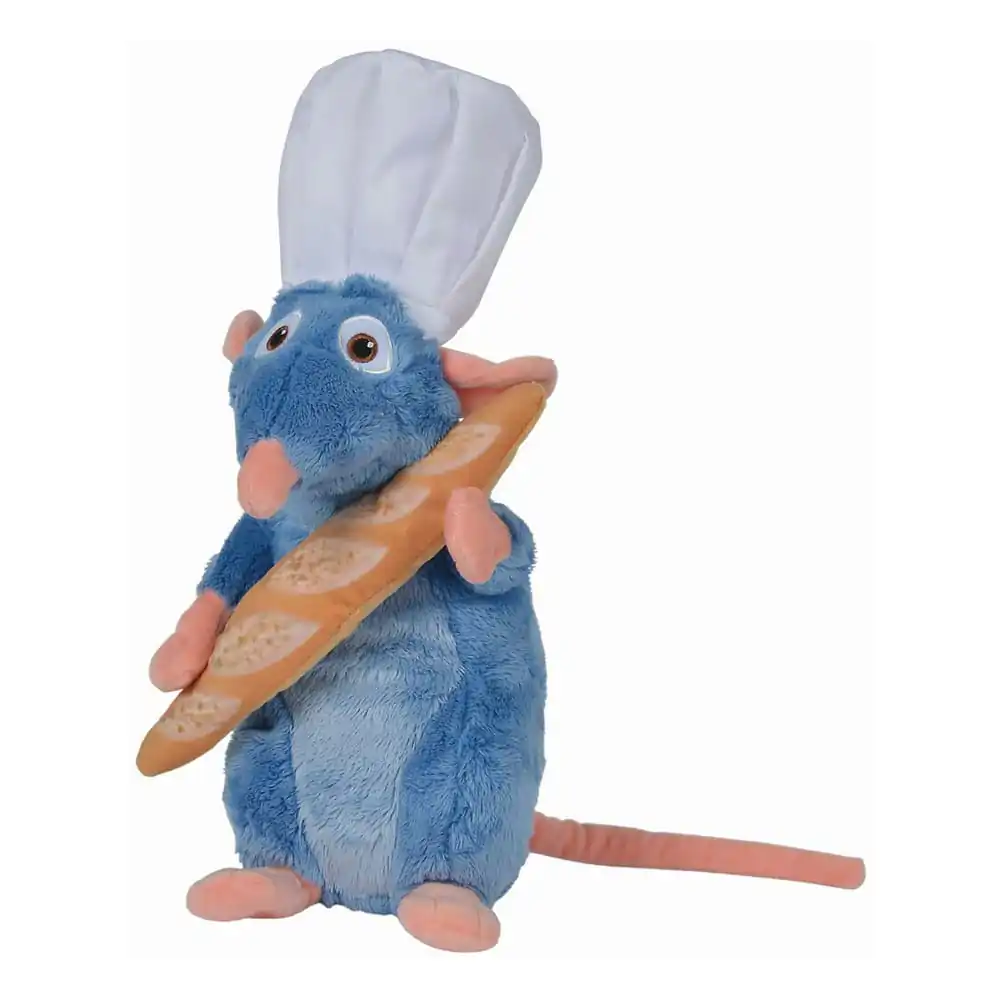 Disney Ratatouille - Remy s kuchárskou čiapkou a bagetou plyšová hračka 25 cm produktová fotografia