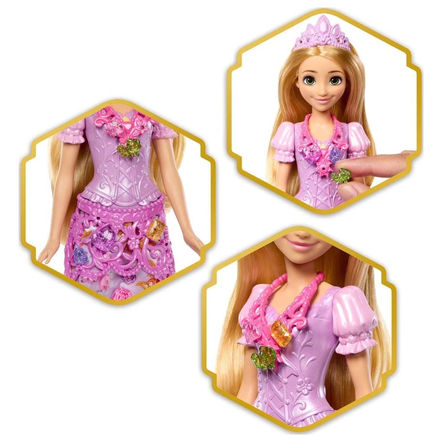 Disney Reveal Rapunzel bábika produktová fotografia