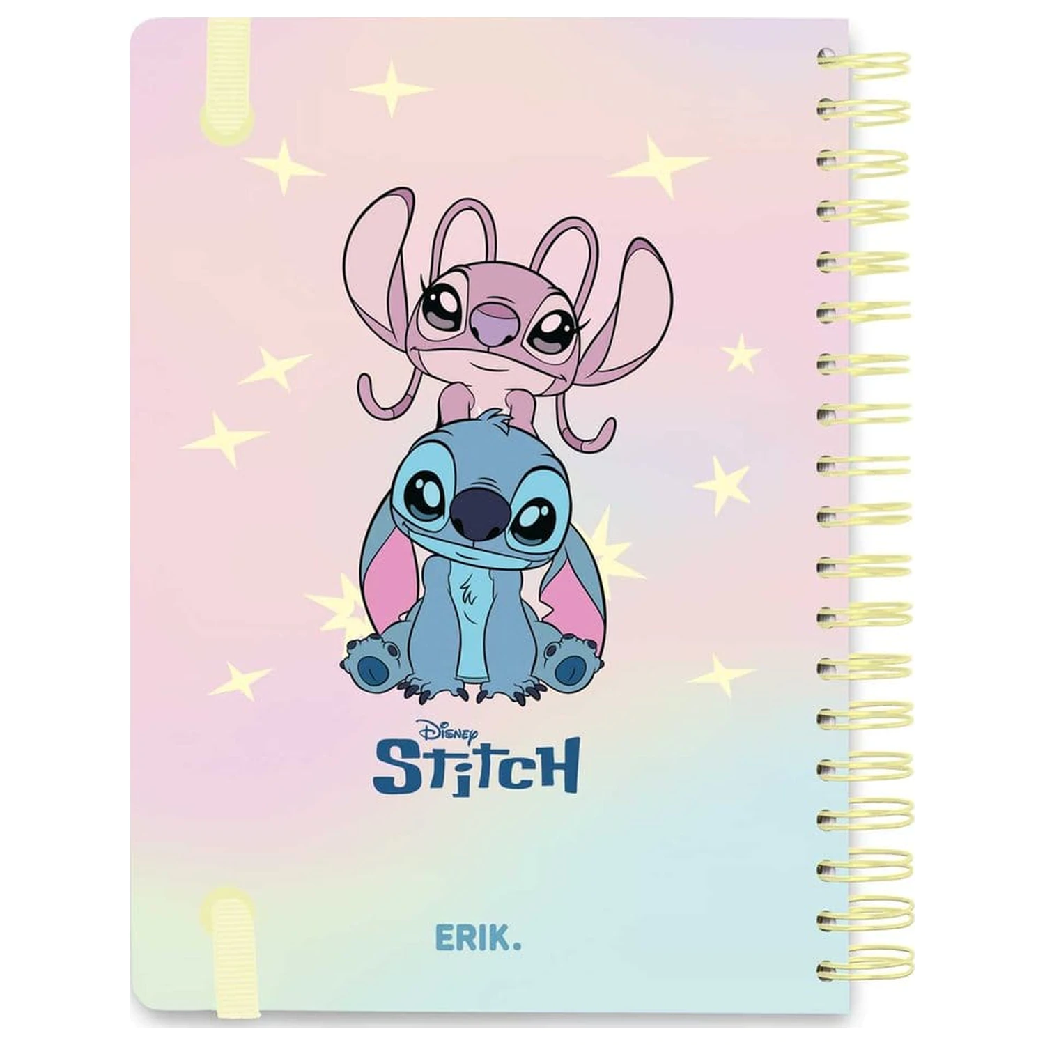 Disney Školský denník týždenný plánovač 2026/2027 Stitch and Angel A5 produktová fotografia
