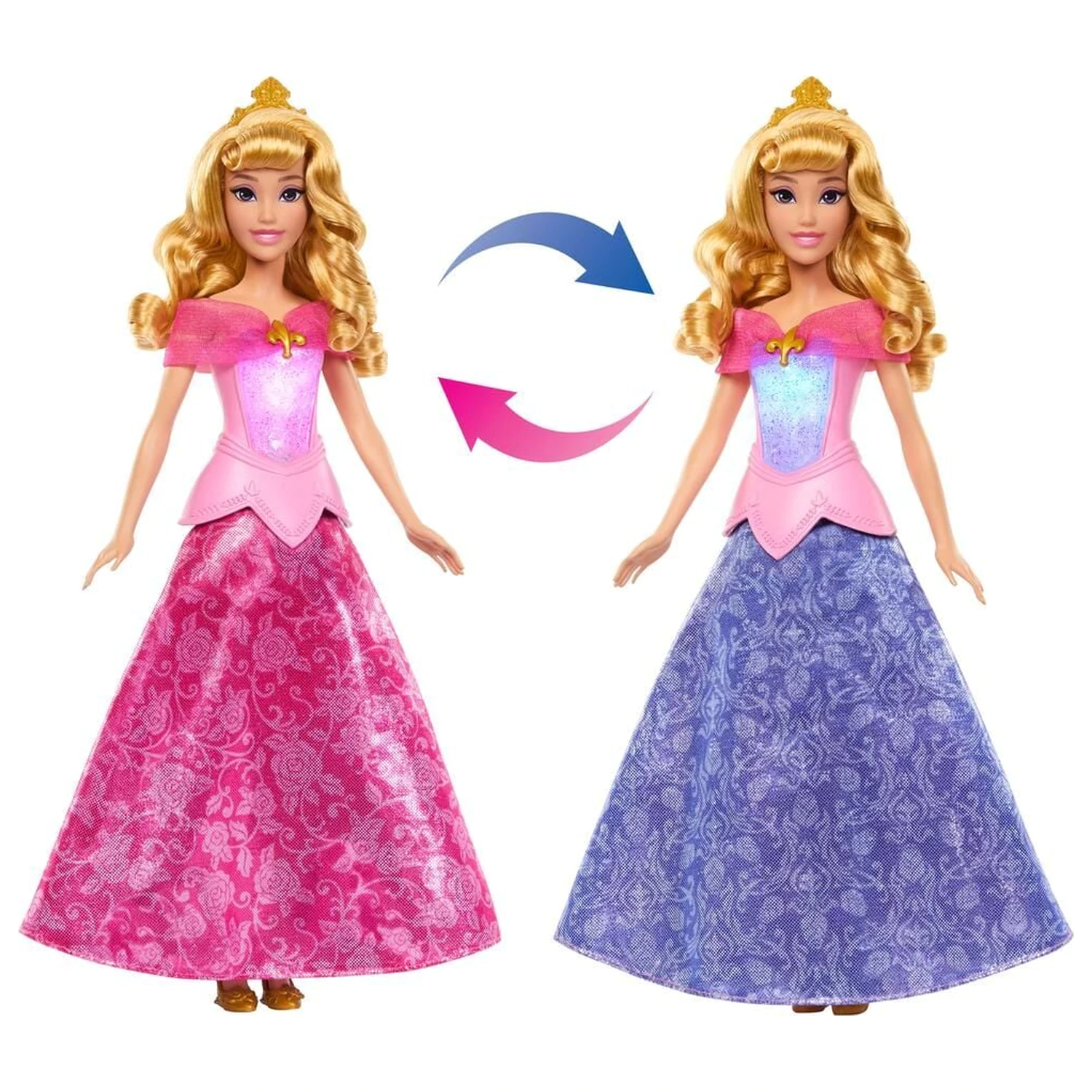 Disney Sleeping Beauty Aurora bábika produktová fotografia